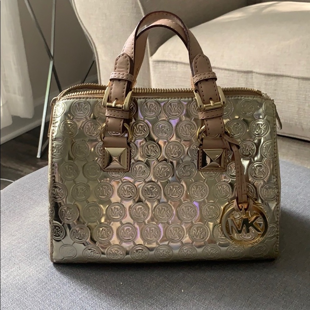 Michael Kors Gold Speedy Bag